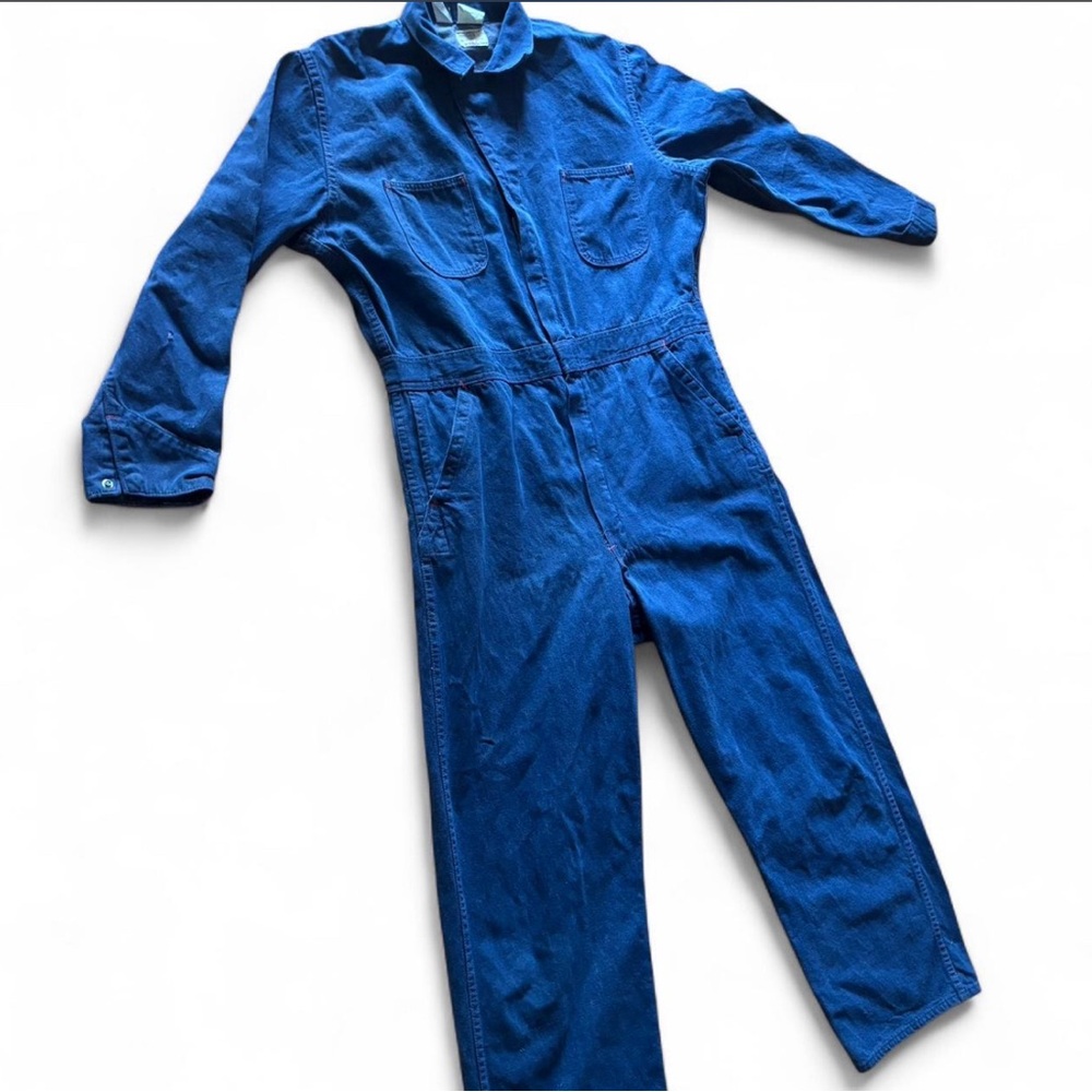 BIG BEN distressed mens utility long sleeve coveralls/jumpsuit